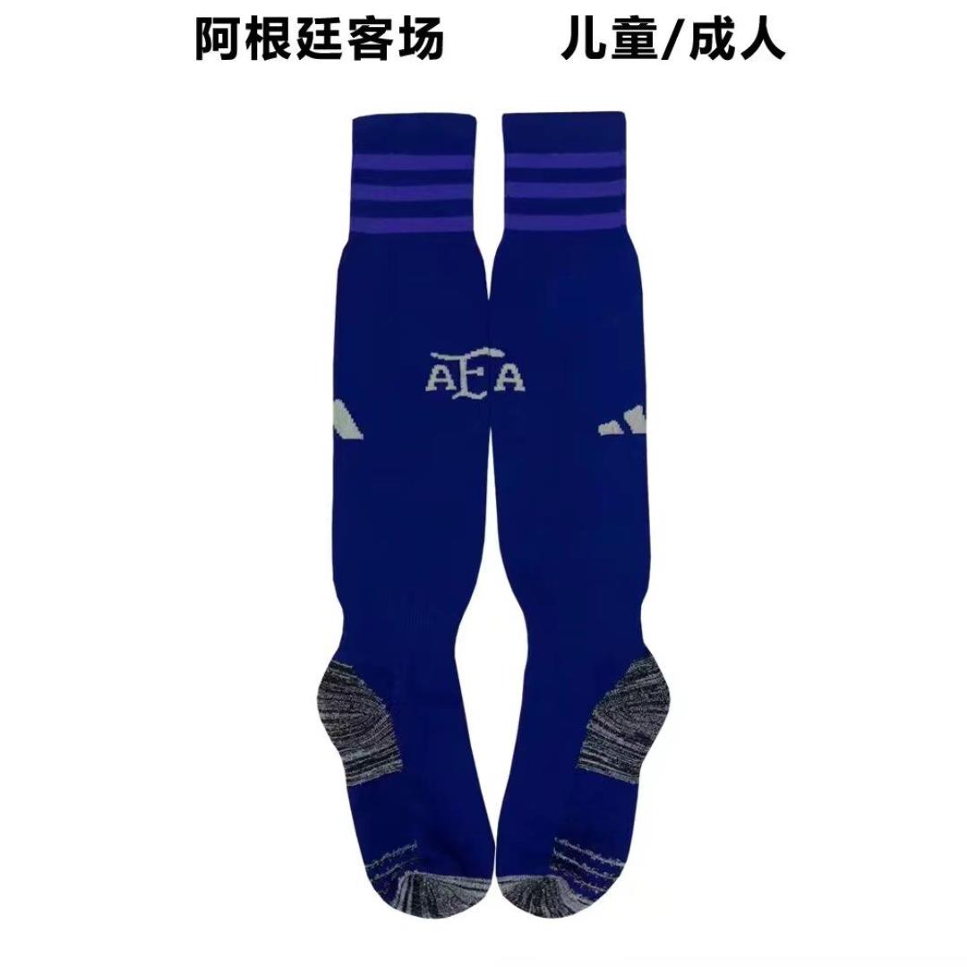 AAA Quality Argentina 2022 World Cup Away Soccer Socks